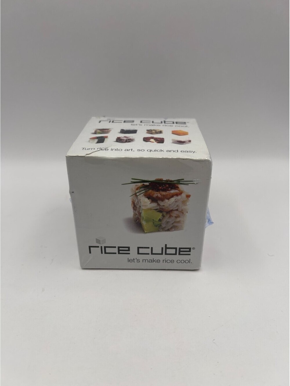 Rice Cube RC01 Sushi Maker Mold White Food Safe Material 100 Recyclable NIB